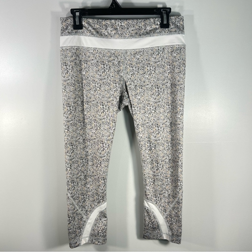 Lululemon Inspire Crop II Luxtreme Run Yoga Legging White Run Inspire; Women’s 8
